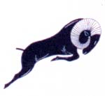 Insignia of Bombing Squadron Six (VB-6): the "Black Rams".