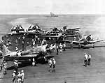 Enterprise CV-6 begins her long voyage back to the States for repair and refit, 2 May 1943.