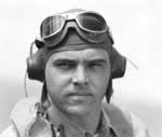 LT C B Collins, as a VT-10 pilot, in late 1943 or early 1944. Collins later commanded VT(N)-90.