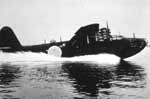 A Kawanishi H8K long range reconnaissance flying boat: codenamed 'Emily'  by the Allies.