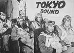 Pilots in a TF-58 ready room, during the February 1945 carrier raids against Tokyo, Japan.