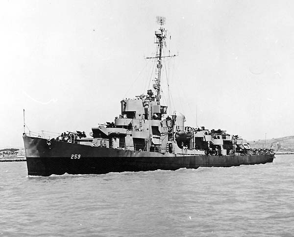 Destroyer Escort William C. Miller DE-259, named in honor of a VS-6 crewman killed at Pearl Harbor.