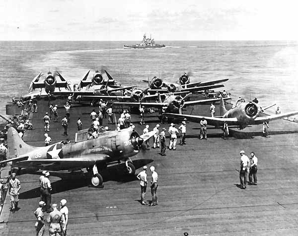 Enterprise CV-6 begins her long voyage back to the States for repair and refit, 2 May 1943.