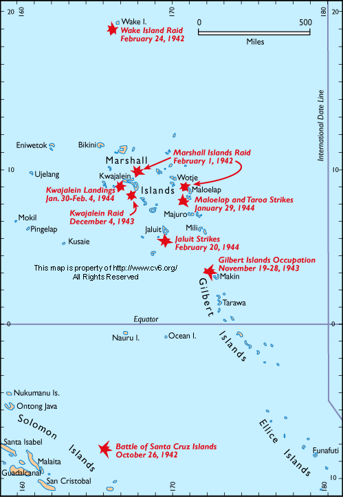 Central Pacific Area Map